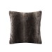  Zuri Faux-fur 20 Square Decor- Brown, 20×20