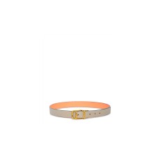 Marc Jacobs Women’s Reversible Leather Belt, Beige, XS