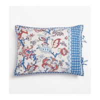 Martha Stewart Collection Americana Jacobean Quilted Standard Sham, Blue, 20″ X 26″