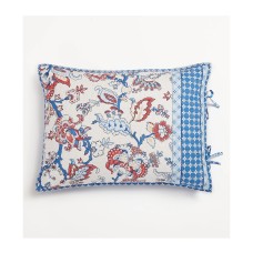Martha Stewart Collection Americana Jacobean Quilted Standard Sham, Blue, 20″ X 26″