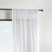 Martha Stewart Collection Glacier Sheer 95″x37″ Poletop Panel, Set of 2