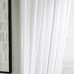 Martha Stewart Collection Glacier Sheer 95″x37″ Poletop Panel, Set of 2