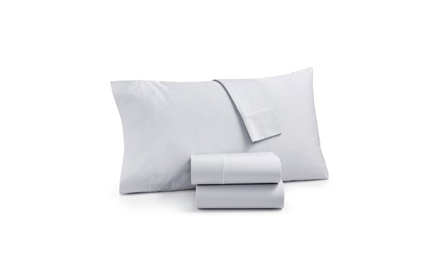  Organic 300 Thread Count GOTS Certified 2 standard pillowcases, Grey