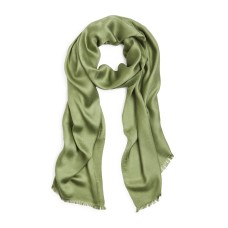 Max Mara Upupa Solid Silk Scarf, Green
