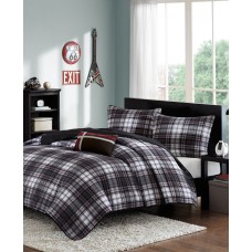 Mi Zone Harley 3-Pc. Twin/Twin XL Coverlet Set, Black