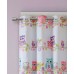  Wise Wendy 50″ x 63″ Owl Printed Blackout Grommets Window Panel, Multi
