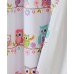  Wise Wendy 50″ x 84″ Owl Printed Blackout Grommets Window Panel, Multi