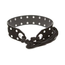 Michael Kors Women’s Tie-Waist Belt, Black, L