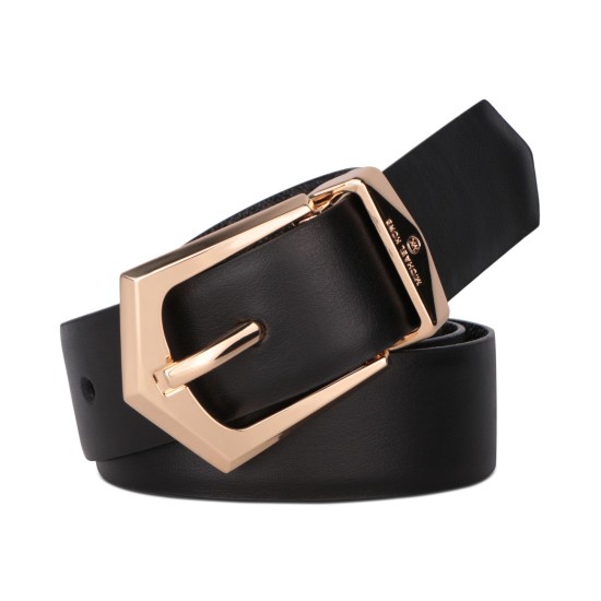 Michael  Reversible Leather Belt – Black, X-Large