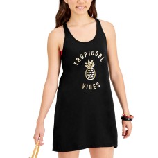Miken Juniors Graphic-Print Cotton Cover-Up Dress