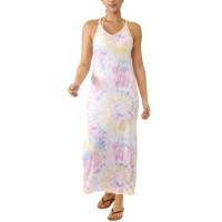 Miken Juniors’ V-Neck Maxi Cover-Up Dress, Small, Light Pink