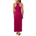  Juniors’ Racerback Maxi Cover-Up, Dark Purple, Small