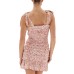  Delphine Little Darling Ruched Dress, Pink, Medium