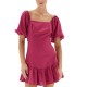  Freshwater Ruffled Tie-Back Dress, Orchid, Large