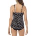 Angelfish Dazzle Tankini Top Women’s Swimsuit,Silver, 8