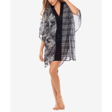 Miraclesuit Fronds With Benefits Caftan, Black, Large