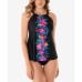  Genesis Shoreline Tankini Top, Multicolor, 16