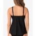  Genesis Shoreline Tankini Top, Black Multi, 8