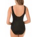  Incan Silver Brio Printed Tummy Control One-Piece Swimsuit Women’s, Black, 8