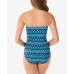  Mosaica Seville Tummy Control One-Piece Swimsuit, Blue, 10