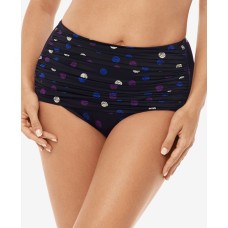 Miraclesuit Womens Spot Norma Jean Retro Bikini Bottom,Multi,8