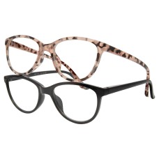 Molly by M+ Girl's Youth Blue Light Glasses with Pouch, 2-pack
