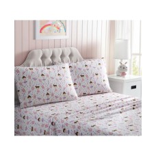 Morgan Home MHF Home Kids Pretty Ballerina Full Sheet Set, Pink