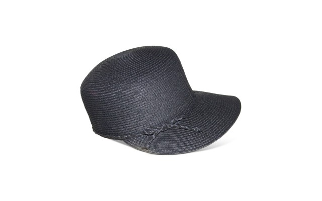  Black Packable Classic Braid Framer Hat, One size, Black