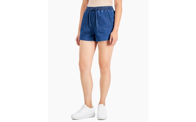 Oat Pull-On Utility Shorts, Small, Blue