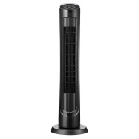 OmniBreeze 40″ Tower Fan, 4 Speeds, 3 Breeze Modes, Black