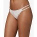 O’Neill Juniors’ Cardiff Lilia Striped Cheeky Bikini Bottoms, X-Large, Beige