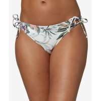 O’Neill Juniors’ Mina Aloha Floral Tie Bikini Bottoms, X-Small, Multicolor