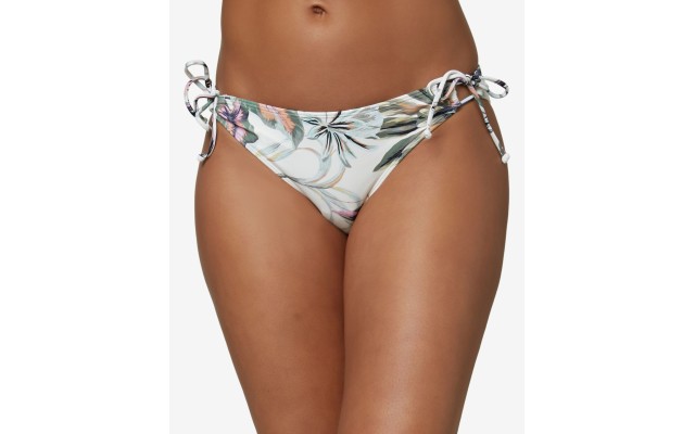 O’Neill Juniors’ Mina Aloha Floral Tie Bikini Bottoms, X-Small, Multicolor