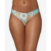 O’Neill Juniors’ Nazare Wildflower Printed Bikini Bottoms, Large, Multicolor