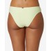 O’Neill Juniors’ Rockley Saltwater Solids Textured Bikini Bottoms, X-Large, Dark Green