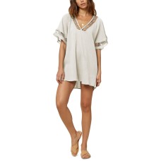 O’neill Juniors’ Wallows Cotton Crochet Cover-Up Tunic,Cream, M