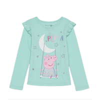 Peppa Pig Little Girls  (Aqua, 5)