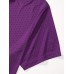  Men’s Short-Sleeve Polo T-Shirt, Purple, Medium