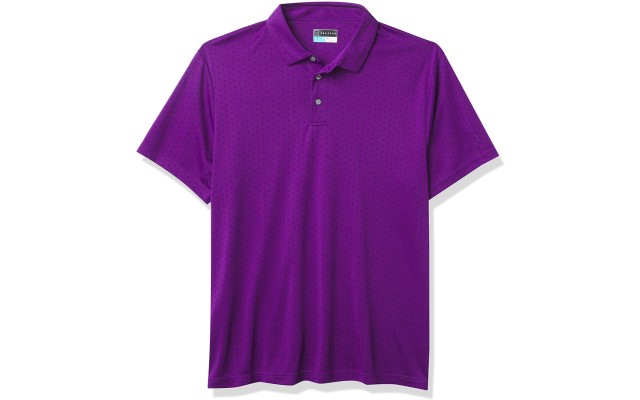  Men’s Short-Sleeve Polo T-Shirt, Purple, Medium