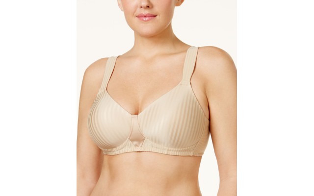  Women’s Secrets All Over Smoothing Full-Figure Underwire Bra, (Nude Stripes 38)