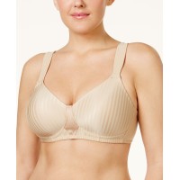 Playtex Women’s Secrets Perfectly Smooth Underwire Bra,(Nude Stripe,40D)