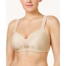 Playtex Women’s Secrets Perfectly Smooth Underwire Bra,(Nude Stripe,40D)