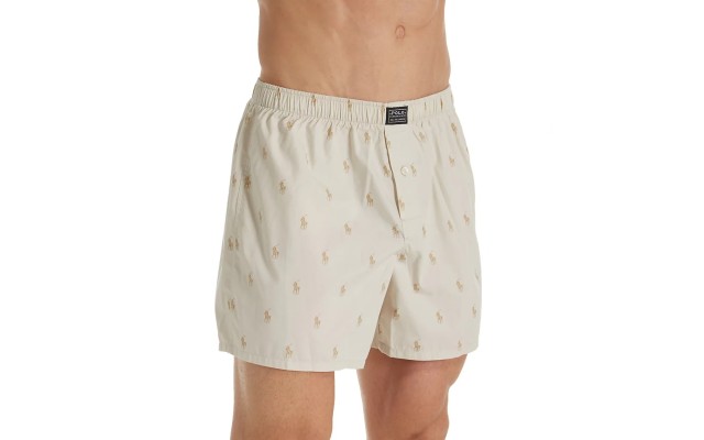  676R Printed Polo Player 100% Cotton Woven Boxer