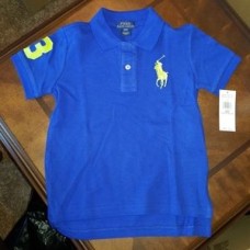 Polo Ralph Lauren Boys’ Heathered Cotton Polo Shirt – Little Kid