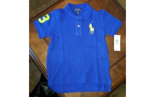  Boys’ Heathered Cotton Polo Shirt – Little Kid
