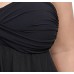  Plus Size Tutti Frutti Flyaway One-Piece Tummy-Control Swimsuit, Black, 16W