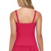  Tutti Frutti Tankini Swim Top with Underwire, Available in D Cup, Pink,40D