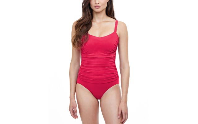  Tutti Frutti Underwire Tummy Control One-Piece Swimsuit, Pink, 10D