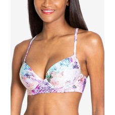 Rachel Rachel Roy Snake-Print Bustier Bikini Top Women’s Swimsuit, Multi, M