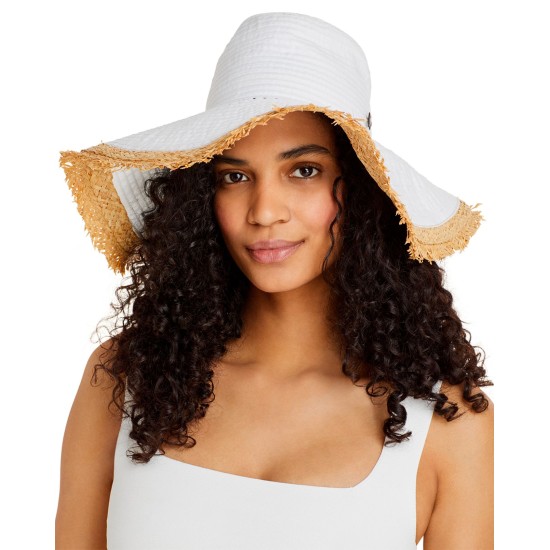  Gros Grain Gardener Hat, White